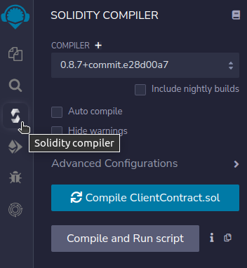 Compile Contract